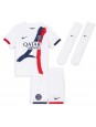 Paris Saint-Germain Khvicha Kvaratskhelia #7 Replika Borta Kläder Barn 2025-26 Kortärmad (+ byxor)